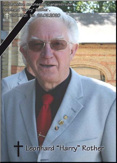 Harry Rother verstorben